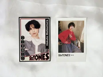 SixTONES 마쓰무라 호쿠토 트레이딩 카드 THE VIBES 음색