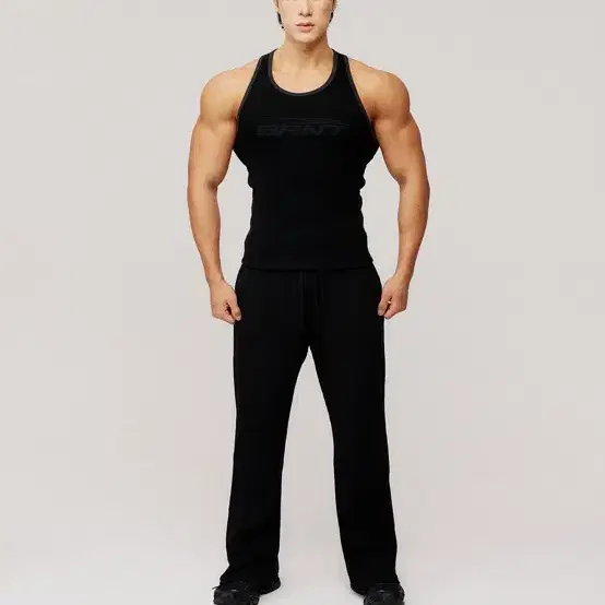 ★2024SS新作★BORN TO WIN★RAISEBORN NEW FIT SLEEVELESS MUSINSA | BORN TO WIN NEW RAISEBORN DEEP FIT SLEEVELESS [BLACK]