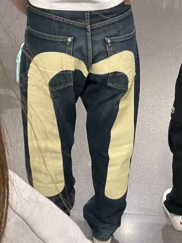 evis denim 화이트 라인