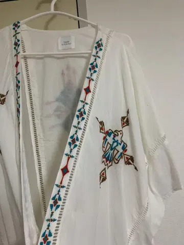 rosebud 자수 보헤미안 가디건 에스닉 민족