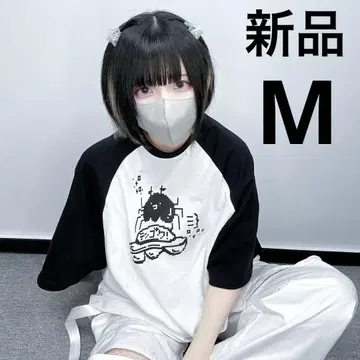 새상품 시마무라 누타 콜라보 티셔츠 M 사이즈 블랙