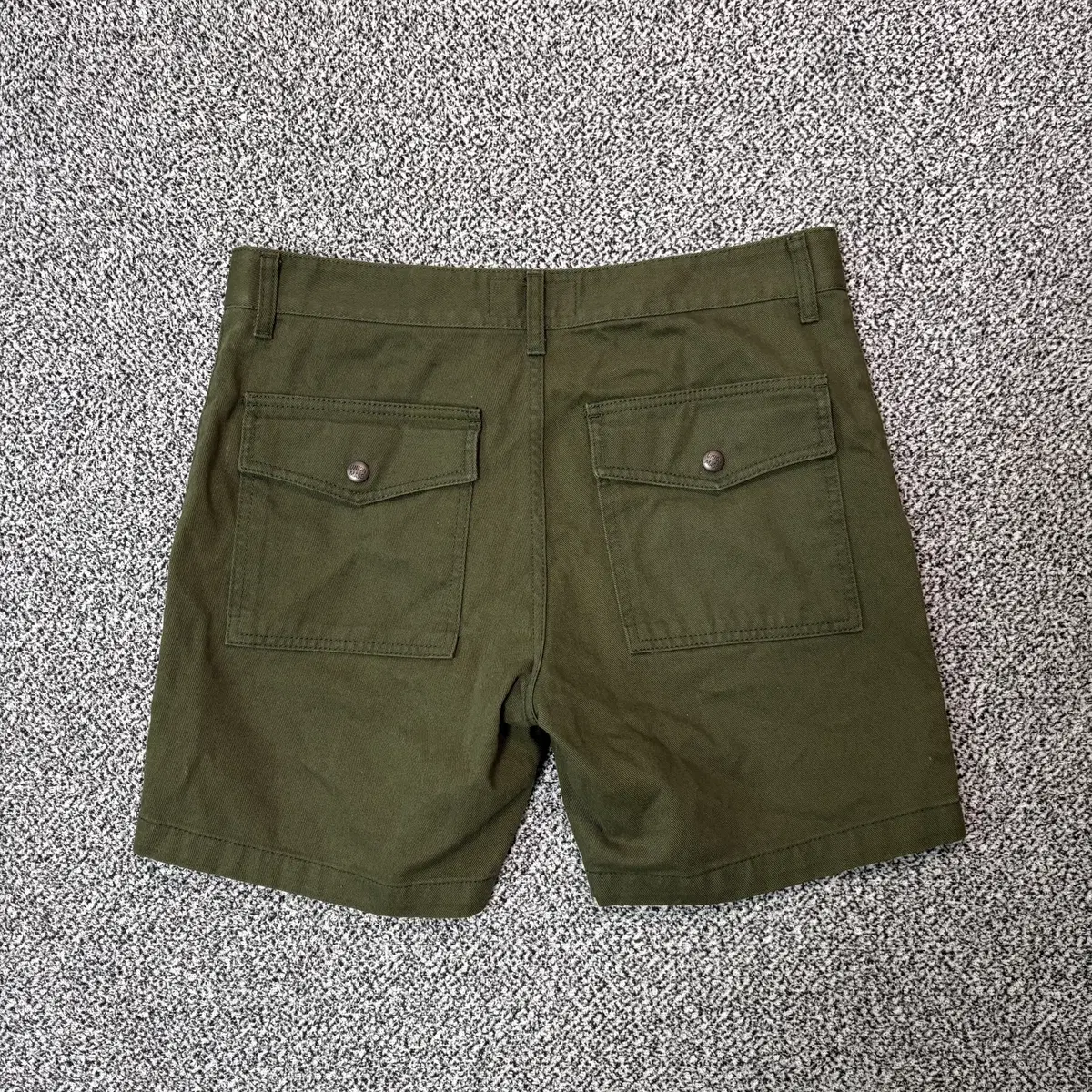 [ UNIFORM BRIDGE]★韓国大人気★cotton fatigue shorts cotton fatigue shorts beige - UNIFORM BRIDGE