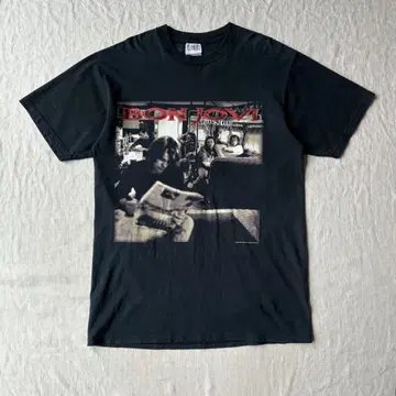 Vintage BONJOVI 본 조비 1995 크로스 로드 티셔츠