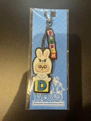 Stray Kids TOY WORLD 퍼핌 자수 키링 이혼 위기