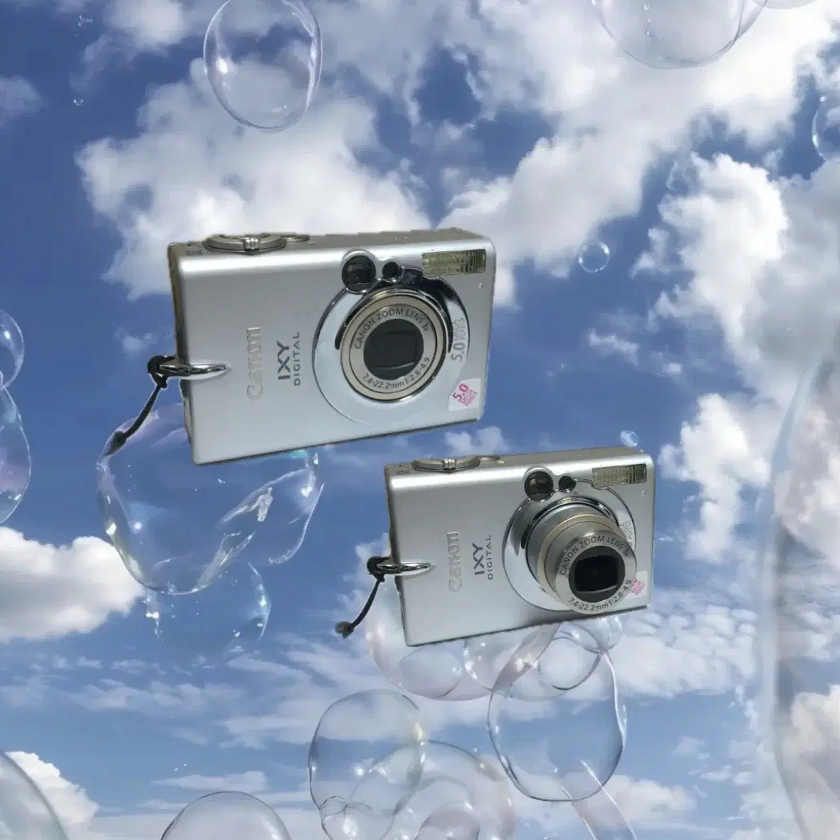 美品　Canon IXY DIGITAL 500 ホワイト 【動作品】 NZ67362_9227fe86-3f8c-45cc-