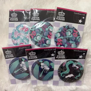 LISTEN FLAVOR/하츠네 미쿠 혜택 캔뱃지