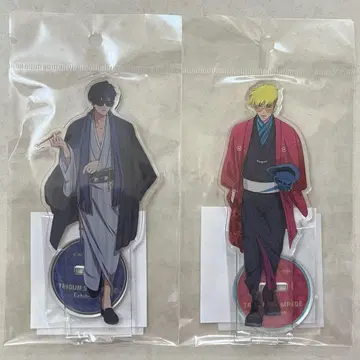 2개 트라이건 전 TRIGUN 아크릴 스탠드 니콜라스 바쉬 일본 의류 A