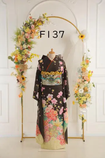 후리소데 세트 [F137] 브라운