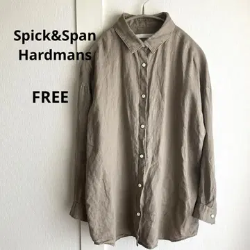 Spick&Span 스픽 앤 스팬 하드 맨즈 린넨 셔츠 프리