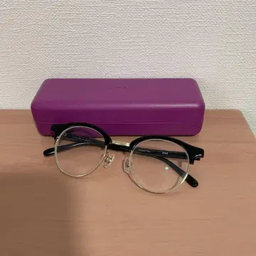 JINS 라운드형 안경 도수 포함 레트로