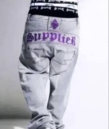 Supplier 자수 로고 데님