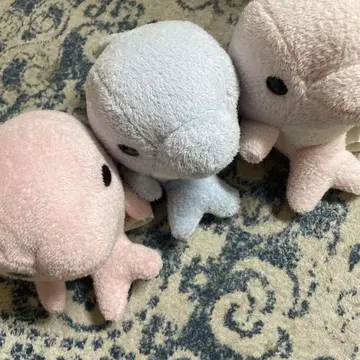 해양 생물 봉제 인형 세트 돌고래 봉제 인형 3종 세트