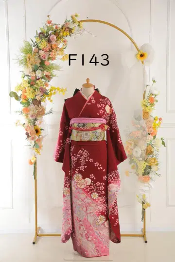후리소데 세트 [F143] 빨간색