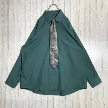 ARROW 넥타이 셔츠 코디 빅 루즈 그린 빅 실루엣 2XL