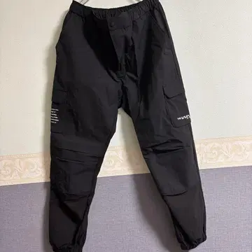블랙 카고 팬츠