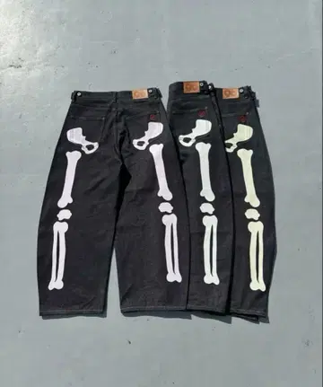 9090 뼈처럼 단단한 데님 팬츠