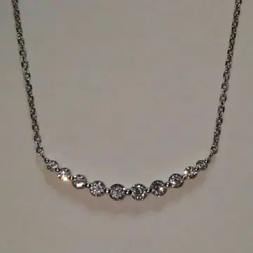 Vendome Aoyama Pt 류 목걸이 0.3ct