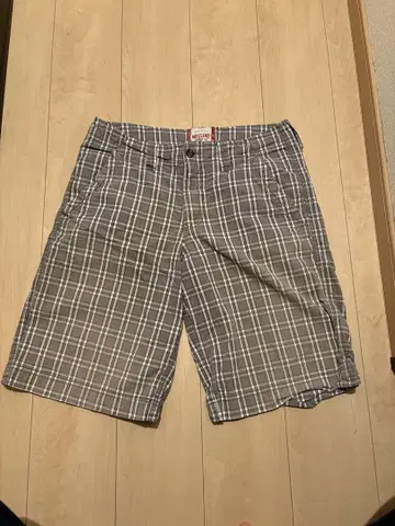 80s MOSSIMO SUPPLY CO 플랫 프론트 숏 팬츠 32