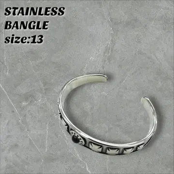 새상품 스테인리스 크로스 모티브 뱅글 13cm 액세서리