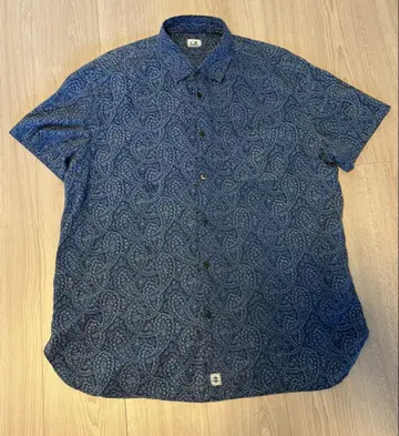 C.P. 컴퍼니 C.P.COMPANY 페이즐리 무늬 반팔 셔츠