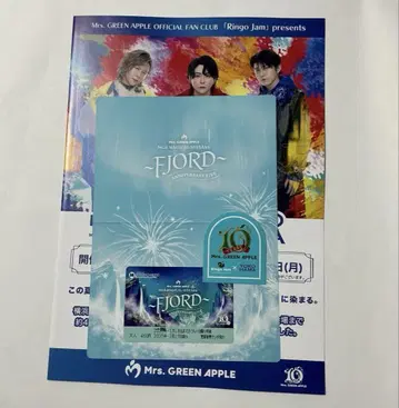 Mrs. GREEN APPLE FJORD 10주년 요코하마 3개 세트