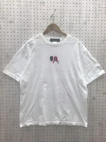 WORLD WIDE FAMOUS KIMYE풍 자수 백 프린트 티셔츠