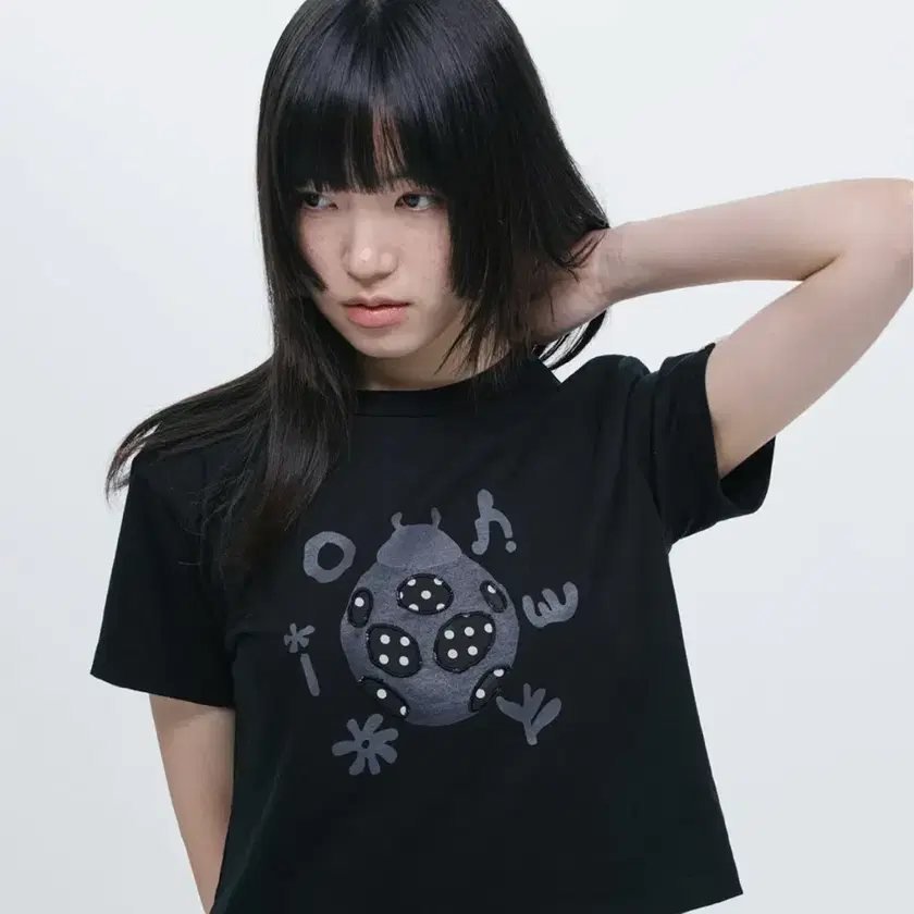 ◆OHESHIO◆ DOT BUG PATCHY TSHIRT IVORY 25SS-12011OD MUSINSA | OHESHIO DOT BUG PATCHY T-SHIRT, IVORY