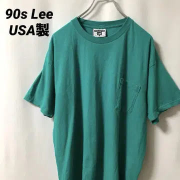 N-4860 90s Lee 미국 빈티지 의류 USA제 포켓 티셔츠 L