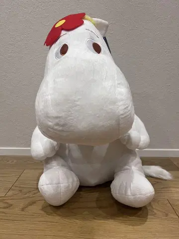 무민 봉제 인형 꽃 장식 포함