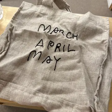 린넨 토트백 MARCH APRIL MAY