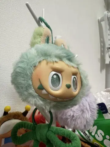 THE MONSTER 봉제 인형 그린 컬러 러브부 labubu
