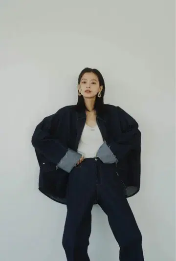 크누스 마프 데님 오버 셔츠 재킷