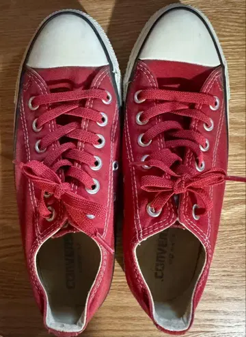 CONVERSE 레드 로우 컷 made in USA
