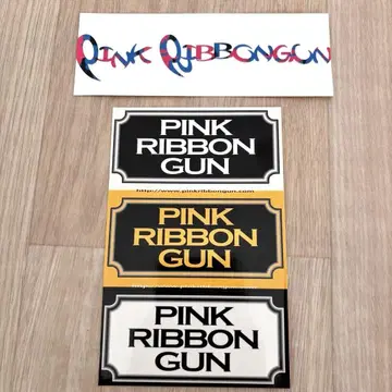 핑크 리본 군 스티커 PINKRIBBONGUN 밴딩 스티커