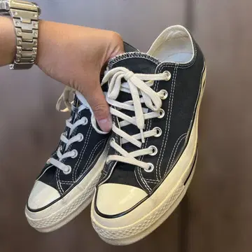 ct70 척 테일러 블랙 로우 컷 컨버스 26cm