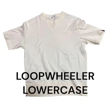 LOOPWHEELER LOWERCASE 반팔 맨투맨 S 사이즈 일본제
