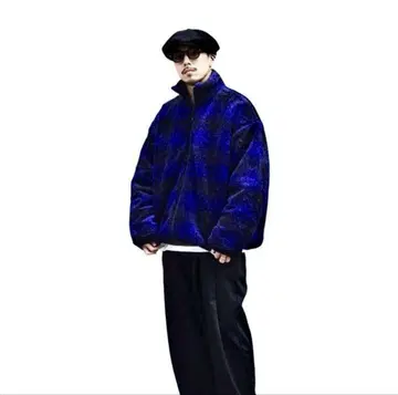 쿠티 / 옴브레 보아 체크 트랙 재킷