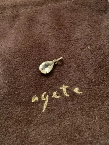 agate 아가트 목걸이 참 화이트 토파즈