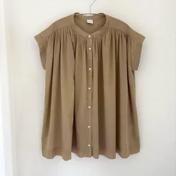 어반 리서치 도어스 코튼 보일 개더 블라우스