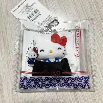 헬로키티 편의점 컬렉션 오니기리 마스코트 키링