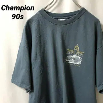 N-4862 90s 챔피온 구제 의류 NOTRE DAME 티셔츠 XL