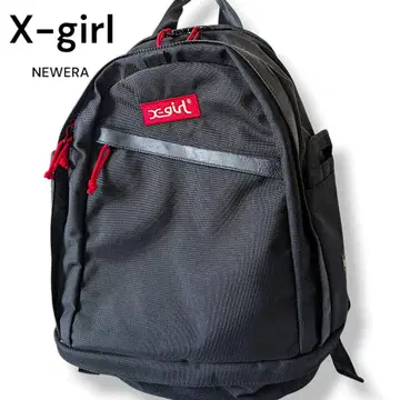 X-girl NEWERA 백팩 나일론 블랙 대용량 인기 브랜드