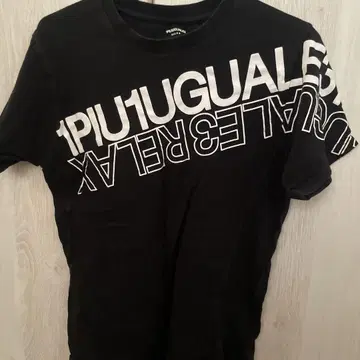 1PIU1UGUALE 티셔츠 블랙