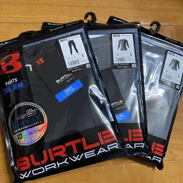 BURTLE 에어 핏 팬츠 셔츠 4073 COOL 팬츠 L 세트