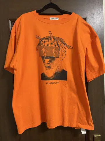 F-LAGSTUF-F S/S TEE 에드 데이비스 콜라보 ORANGE