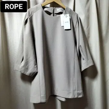 새상품 ROPE 로페 볼륨 슬리브 상의 베이지 size38