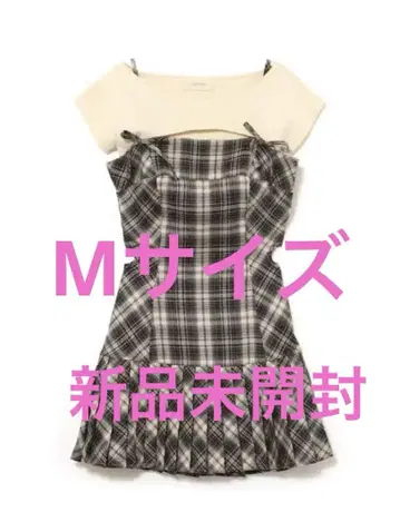 andmary Karen 체크 미니 드레스 M 사이즈