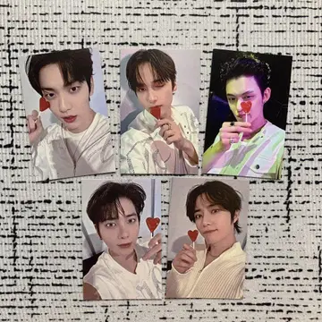 TXT 사노쿠 Love Language 트레이딩 카드 5장 전종