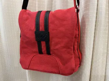 레어 푸마 페라리 빨간색 숄더백 캔버스 단종