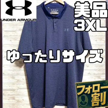 새상품급 언더아머 골프 피케 셔츠 남성용 3XL 루즈한 사이즈 속건성